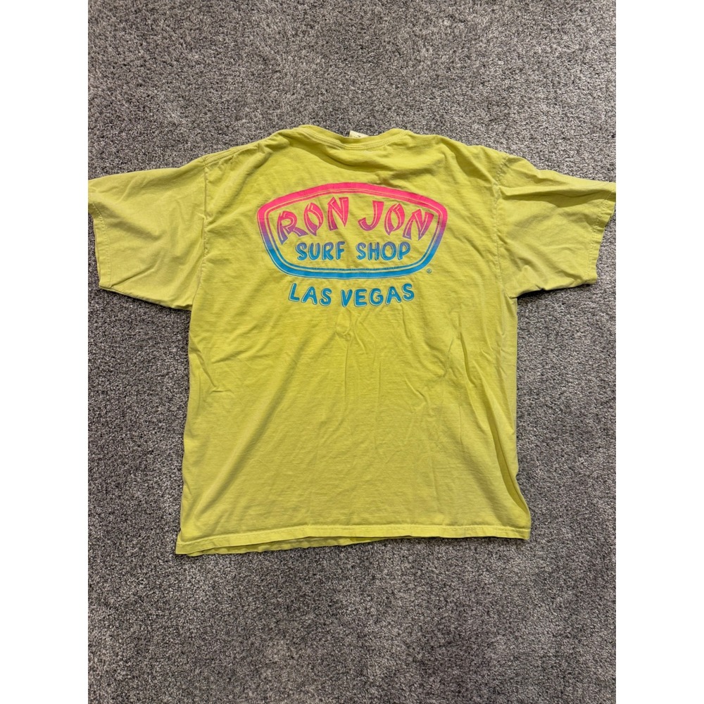 Iron John Las Vegas Short Sleeve Tee in Lime Green - Picture 2 of 9